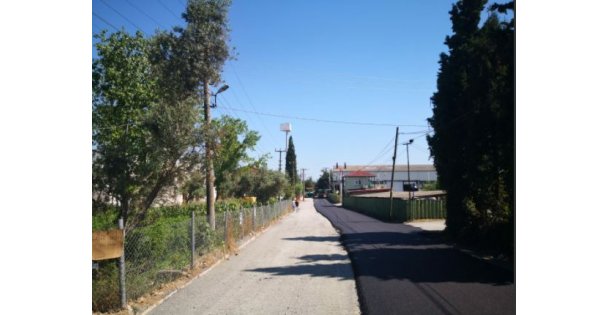 Darıca Körfez Caddesi'nde üstyapı çalışması