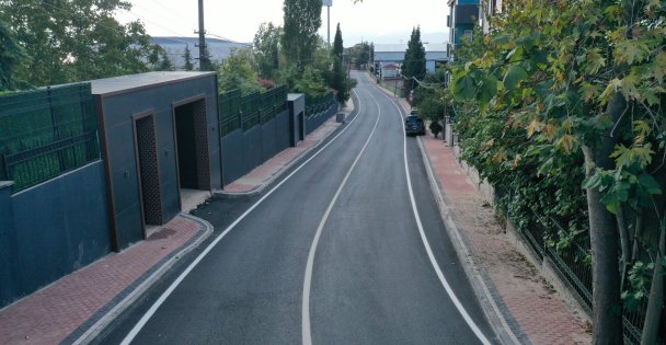 Darıca Körfez Caddesi'nde Yol Çizgileri Çizildi