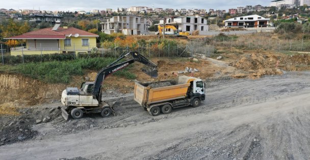 Darıca Millet Bahçesi 3. etap  yoğun tempoda ilerliyor