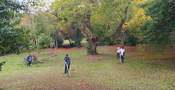 Darıca Millet Bahçesinde temizlik seferberliği