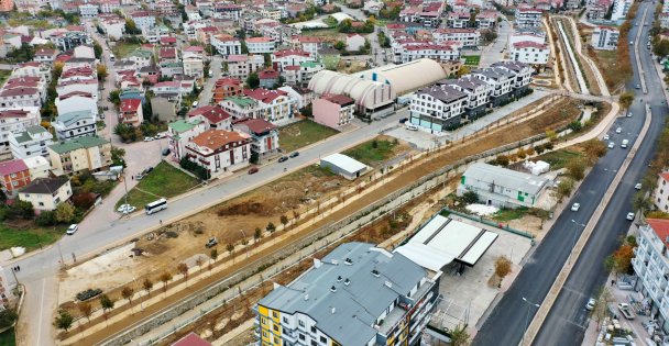 Darıca Nene Hatun Deresi'nde yürüyüş yolu yapılıyor