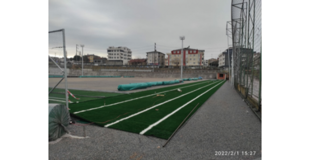 Darıca Nene Hatun Stadı Sentetik Çime Kavuşuyor