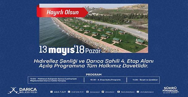 Darıca Sahilde Açılış Zamanı