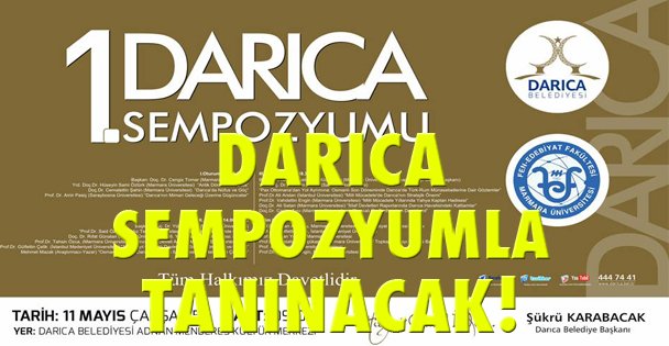 Darıca Sempozyumla tanınacak!