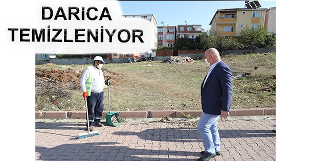 Darıca Sokak Sokak Temizleniyor