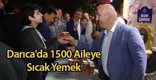 Darıca'da 1500 Aileye Sıcak Yemek