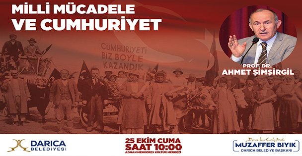 Darıca'da da Milli Mücadele ve Cumhuriyet Söyleşisi