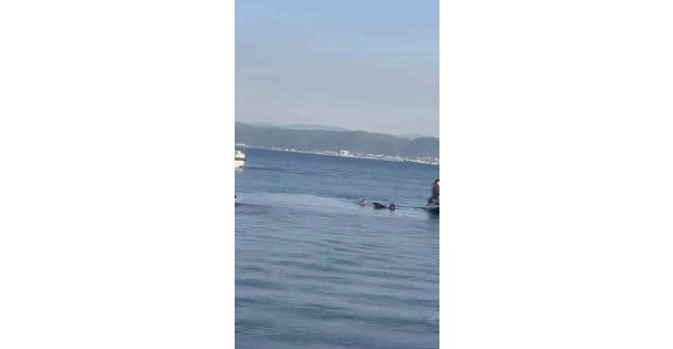 Darıca'da denize giren genç boğulma tehlikesi geçirdi
