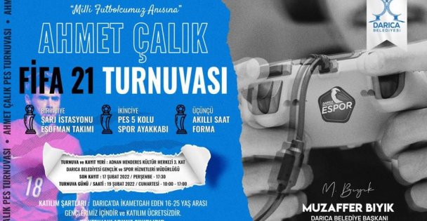 Darıca'da gençler için FİFA 2021 turnuvası