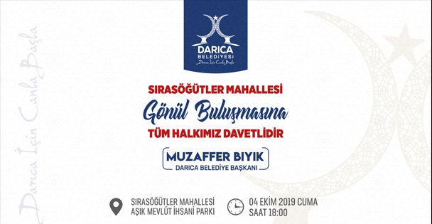 Darıca'da Gönül Buluşmaları başlıyor