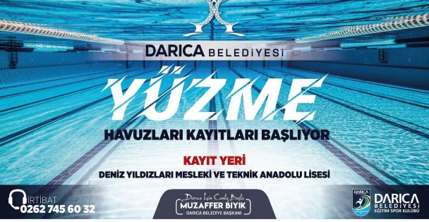 Darıca'da Havuzlara Kayıtlar Başladı