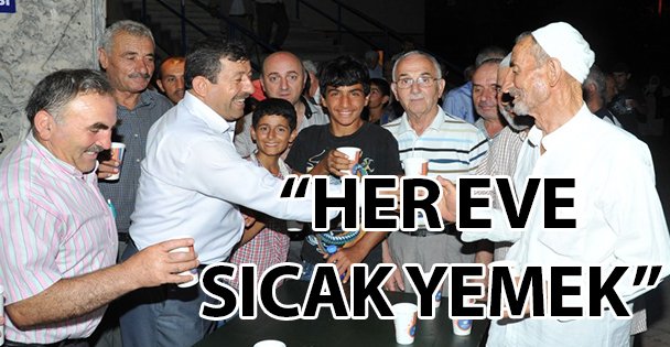 Darıca'da her eve sıcak yemek!