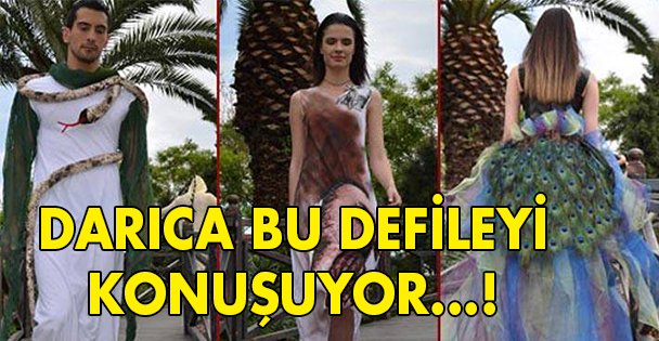 Darıca'da ilginç bir defile!