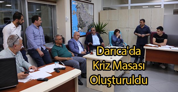 Darıca'da Kriz Masası Oluşturuldu