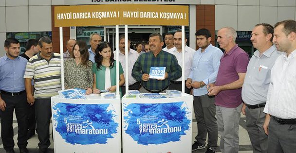 Darıca'da maraton kayıtları başladı