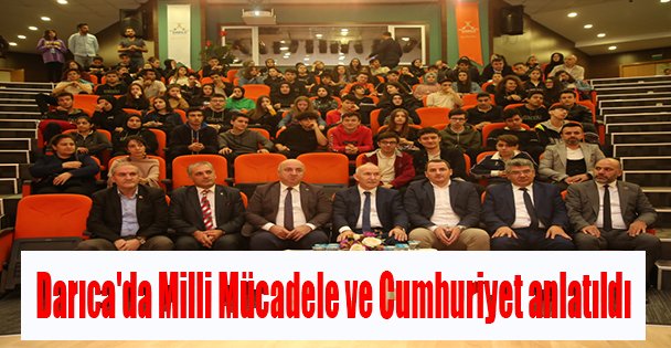 Darıca'da Milli Mücadele ve Cumhuriyet anlatıldı
