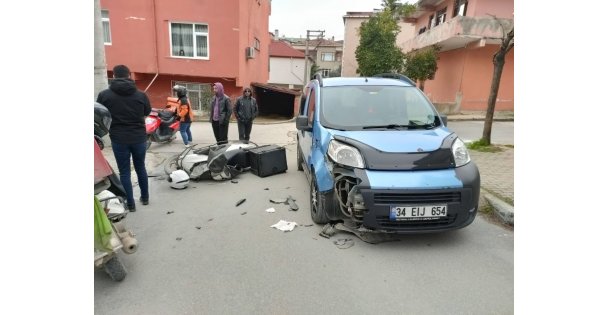 Darıca'da Motosiklet Kazası