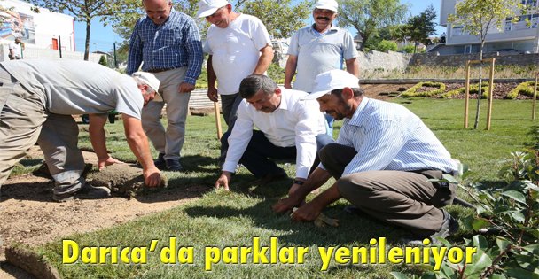 Darıca'da parklar yenileniyor