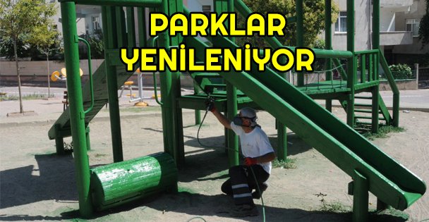 Darıca'da Parklar Yenileniyor