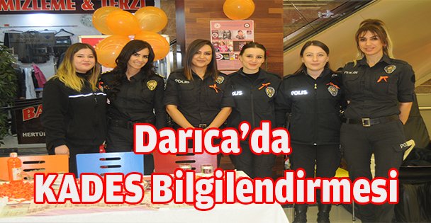 Darıca'da polisler KADES Bilgilendirmesi