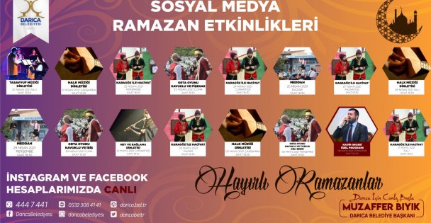 Darıca'da Ramazan dolu dolu geçecek