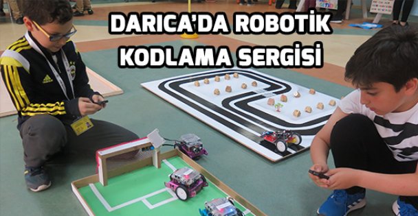 Darıca'da robotik kodlama sergisi