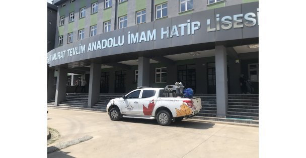 Darıca'da sınav öncesi okullar dezenfekte edildi