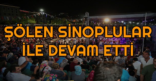 Darıca'da Şölen Sinoplular ile Devam Etti