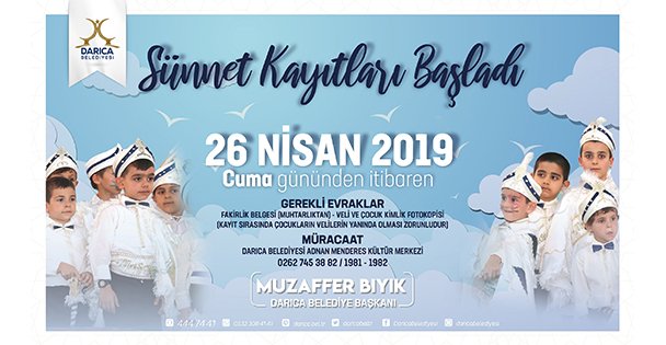Darıca'da Sünnet Kayıtları Başladı