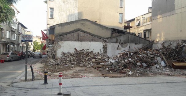 Darıca'da Tarihi yağhane yıkıldı Yazık !