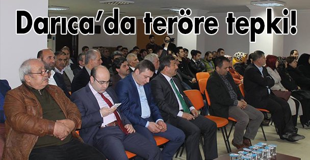 Darıca'da teröre tepki!