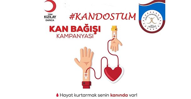 Darıca'da Trabzonlulardan 'Kan Dostum” Kampanyası