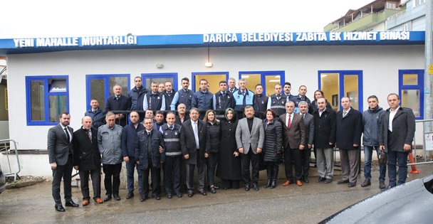 Darıca'da Zabıta Ek Hizmet Binası Açıldı