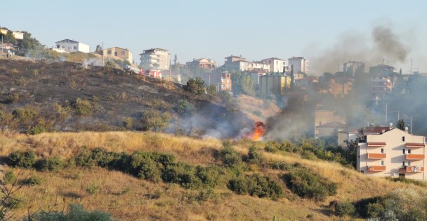Darıca'daki yangın korkuttu