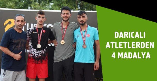 Darıca'lı Atletlerden Dört Madalya