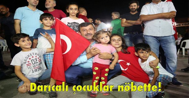 Darıcalı çocuklar nöbette!