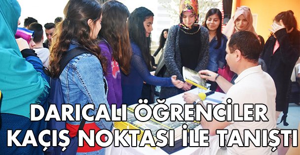 Darıcalı öğrenciler Kaçış Noktası ile tanıştı