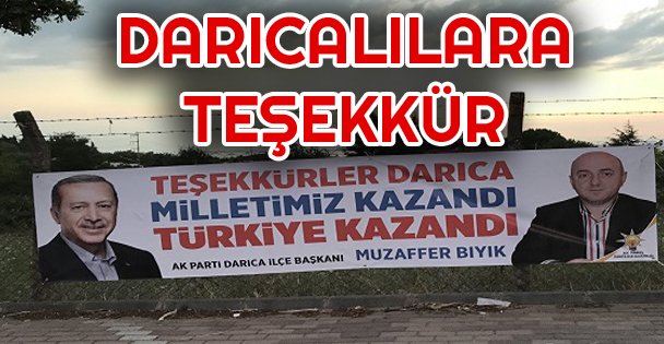 Darıcalılar Sabaha Farklı Uyandı