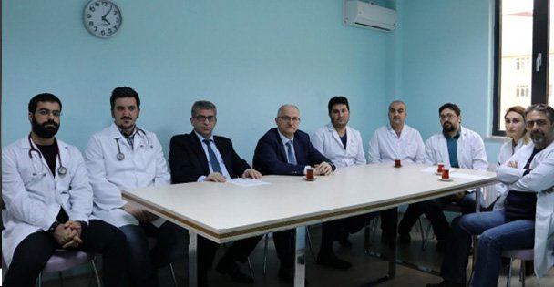 Darp edilen Doktora ziyaret