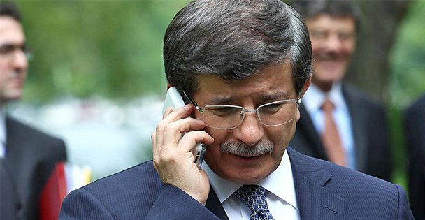 Davutoğlu'ndan Gebze'ye telefon!