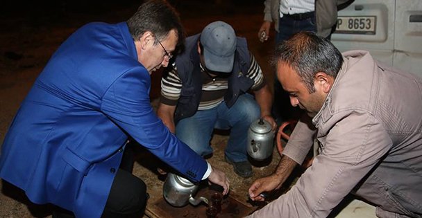 Demirci iş başında!