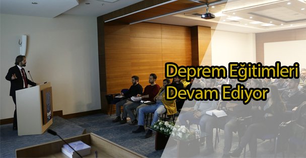 Deprem Eğitimleri Devam Ediyor