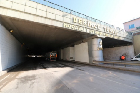 Derince Tüneli Temizlendi