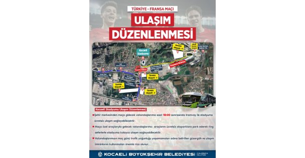 Dev maç öncesi ulaşım planı tamam