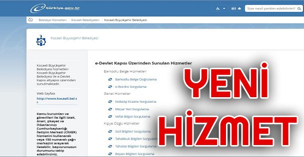 Devlet Kapısına İki Yeni Hizmet Daha Eklendi