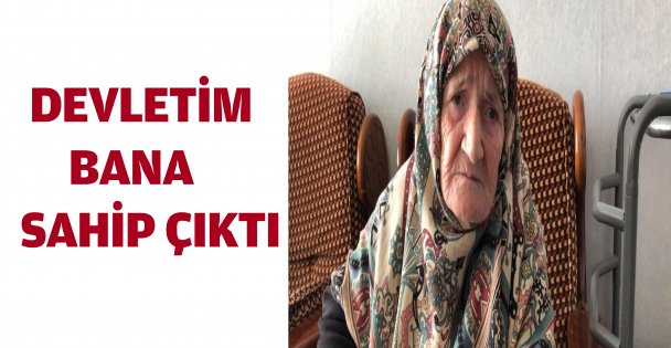 ‘'Devletim bana sahip çıktı''