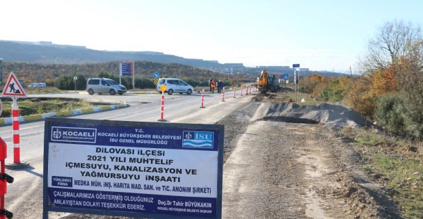 Dilovası Demirciler Köyü'nde İçme Suyu Altyapı Hattı Yenilemesi