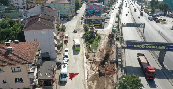 Dilovası Girişindeki Altyapı Çalışmasında Sona Geliniyor
