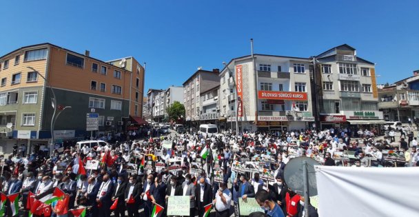 Dilovası Kudüs'ü Unutmadı ''Kudüs Onurumuzdur''