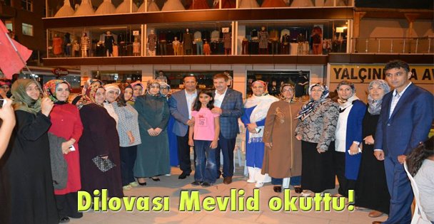 Dilovası Mevlid okuttu!